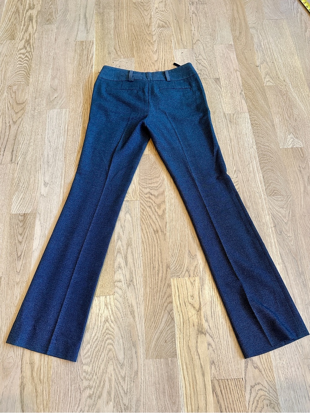 Amanda + Chelsea Charcoal Gray Bootcut Flared Trouser Dress Pants Size 0 NWOT - Picture 4 of 8